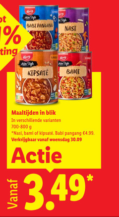  oosterse maaltijd 2 style babi pangang asian nasi bami maaltijden blik woensdag 