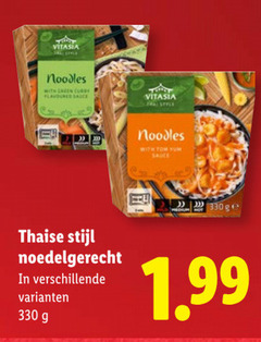  noodles 330 vitasia with green curry flavoured sauce tom yum ge thaise stijl noedelgerecht 