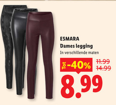  dameslegging esmara dames legging maten 
