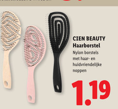  haarborstel cien beauty nylon borstels huidvriendelijke noppen 