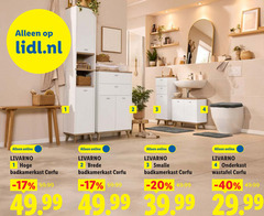  badkamerkast 1 2 3 4 lidl.nl online livarno corfu brede smalle onderkast wastafel 