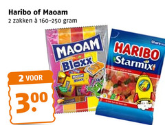  maoam haribo snoep 2 300 zakken bloxx share starmix 