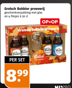  grolsch bokbier 4 30 proeverij geschenkverpakking glas speciaalbier 