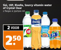  sourcy sisi crystal clear rivella fruitdrank frisdrank 2 250 vitamin water 330 500 ml up original perzik mango bubbles 