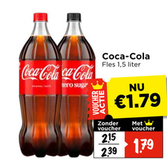 klik op dit plaatje voor een vergroting en voor vergelijkbare aanbiedingen gerelateerd aan
coca-cola cola coca fles 1 5 liter voucher coca-cola cola coca fles 1 5 liter voucher