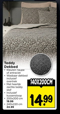 klik op dit plaatje voor een vergroting en voor vergelijkbare aanbiedingen gerelateerd aan
teddy dekbed kleuren taupe antraciet wasbaar overtrek zachte stof kussensloop cm 140x200cm teddy dekbed kleuren taupe antraciet wasbaar overtrek zachte stof kussensloop cm 140x200cm