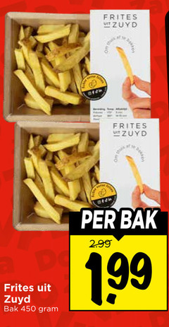  450 frites bak 