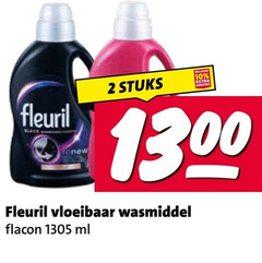  fleuril wasmiddel 2 10 stuks vloeibaar flacon ml 