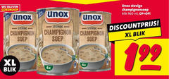  unox soep champignonsoep blik ml champignon discountprijs xl 4x 