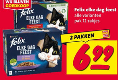  felix kattenvoer 2 10 12 dag feest hand zalm pak zakjes pakken 
