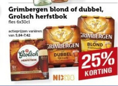  grolsch grimbergen bokbier speciaalbieren 25 blond dubbel herfstbok fles varieeren 5 nix18 
