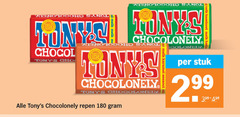  180 kino sano tony chocolade melk tonys chocolonely repen karamel zeezout hazelnoot stuk 