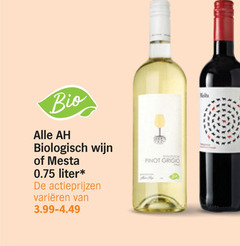  rode wijn witte bio biologisch liter varieeren pinot grigio 