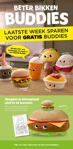 klik op dit plaatje voor een vergroting en voor vergelijkbare aanbiedingen gerelateerd aan
10 15 beter buddies week sparen zegels buddie sushi smoothie taco tim hamburger harry pasta pip vergeet kleurplaat lever ingekleurde kans xl poef plus.nl pita pleun 65x45 cm 10 15 beter buddies week sparen zegels buddie sushi smoothie taco tim hamburger harry pasta pip vergeet kleurplaat lever ingekleurde kans xl poef plus.nl pita pleun 65x45 cm