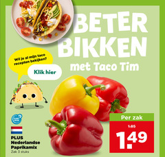 klik op dit plaatje voor een vergroting en voor vergelijkbare aanbiedingen gerelateerd aan
3 taco recepten klik tim planet proof nederlandse paprikamix zak stuks 3 taco recepten klik tim planet proof nederlandse paprikamix zak stuks