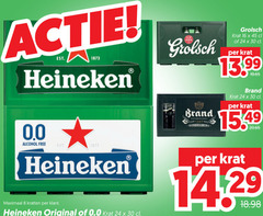  heineken grolsch brand 0.0 krat bier 8 16 24 30 45 alcohol free maximaal kratten original 13 99 bierbrouwerij 