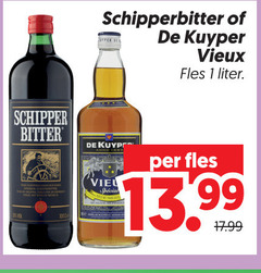  schipperbitter de kuyper kruidenbitter vieux 1 30 schipper bitter fles liter kuyp vie 
