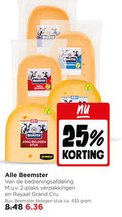  beemster kaasplakken kaas 2 25 belegen premium total jong gewicht houdbaar 48 stuk jumbo bedieningsafdeling plakset royaal grand cru ca. 