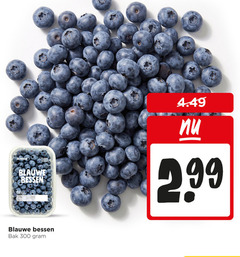  blauwe bessen 300 jumbo koelkast verpakt inhoud bak 