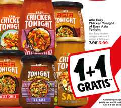  1 2 6 30 easy chicken tonight asia maaltijdsaus sweet chili rode paprika id teriyaki edamame bonen ton sa zoetzuur potten 3.99 