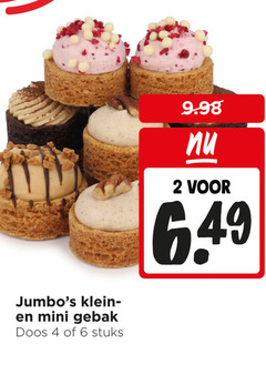  gebak 2 4 6 mini doos stuks 