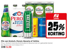  bavaria veltins grolsch blikjes bier 6 25 33 50 peroni gusto unico della italiana qualita peren italia nastro azzurro premium stile pero meesterschap pilsener pack pilsner peter verfrissend zachte afdronk verf 500ml lieshout for pils krat bieren 