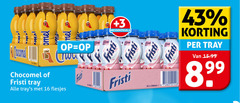  chocomel fristi chocolademelk drinkyoghurt 8 16 mal calcium tray 3 200ml 