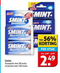 klik op dit plaatje voor een vergroting en voor vergelijkbare aanbiedingen gerelateerd aan
50 150 mints xl hours clean breath peppermint sugarfree smint to reduce significant for overspanning duopacks stuks potten mint stuk 50 150 mints xl hours clean breath peppermint sugarfree smint to reduce significant for overspanning duopacks stuks potten mint stuk