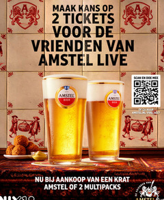  amstel bier 2 1870 kans tickets vrienden live biere scan krat multipacks 