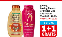  1 2 40 garnier loving blends shampoo honing goud beschadigde breekbaar haar loreal paris elvive color vive vitamin co uvfilter intense kleur wasbeurten gekleurd highlights studio line soorten stuks 