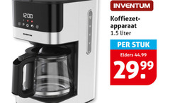  inventum koffiezetapparaat apparaat liter stuk elders 