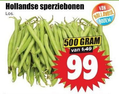  sperziebonen 99 500 hollandse bodem 