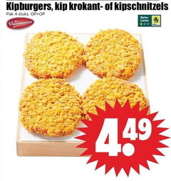 klik op dit plaatje voor een vergroting en voor vergelijkbare aanbiedingen gerelateerd aan
4 kipburgers kip krokant kipschnitzels pak stuks vleeschmeesters beter leven 4 kipburgers kip krokant kipschnitzels pak stuks vleeschmeesters beter leven