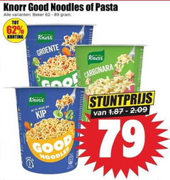  noodles knorr good pasta beker groente kip carbonara 