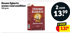  douwe egberts koffie 2 500 aroma rood snelfilter meester be gel joure evenwichtig rond snelfiltermaling 