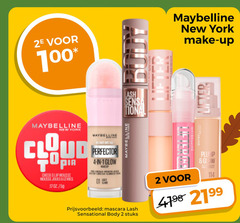  1 2 4 17 100 2e maybelline new york cloud glow sensa body lifter make up plump clare cheek mousse jones mascara sensational stuks 