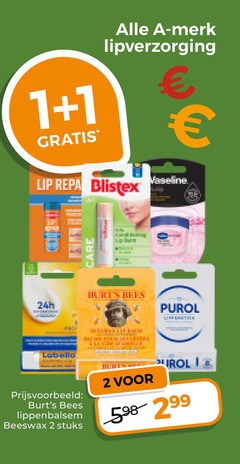 klik op dit plaatje voor een vergroting en voor vergelijkbare aanbiedingen gerelateerd aan
1 2 merk lipverzorging lip blistex vaseline pro care bees purol labello saume pour lippenbalsem beeswax stuks 1 2 merk lipverzorging lip blistex vaseline pro care bees purol labello saume pour lippenbalsem beeswax stuks