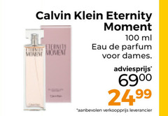  100 calvin klein eternity moment ml eau parfum dames 69 
