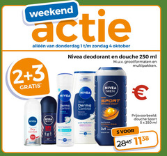  1 2 3 4 5 250 weekend oktober dry comfort nivea deodorant douche ml men derma control grootformaten sport multipakken 