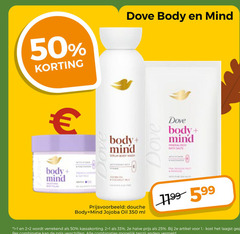  dove bodylotion 1 2 25 33 50 350 body mind serum wa bath french douche jojoba oil ml 2e halve artikel combinatie combinaties vermeld 