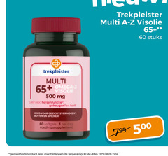 klik op dit plaatje voor een vergroting en voor vergelijkbare aanbiedingen gerelateerd aan
trekpleister huismerk voedingssupplement 1 3 60 65 500 multi visolie stuks omega mg geheugen hart gezichtsvermogen botten spieren softgels dag gezondheidsproduct lees trekpleister huismerk voedingssupplement 1 3 60 65 500 multi visolie stuks omega mg geheugen hart gezichtsvermogen botten spieren softgels dag gezondheidsproduct lees