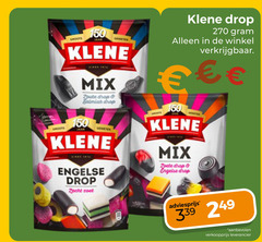  klene drop 150 genieten mix zoute engelse zacht zoete 