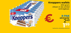  knoppers wafels 8 200 crispy pak 