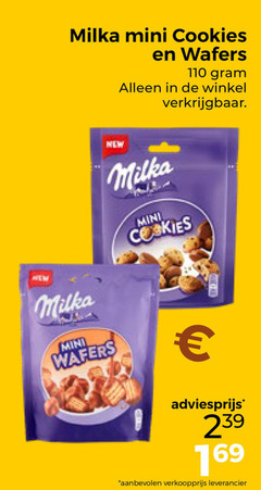  milka biscuit mini wafers new 