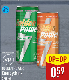  golden power energiedrank 14 250 peach white energy dr koffer energydrink ml 