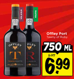 offley port 750 rijk fruitig porto tawny ruby ml 6 99 