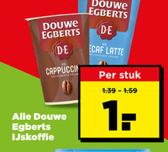  douwe egberts ijskoffie ice cappuccino cream latte creamy stuk 