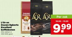  douwe egberts l or koffiebonen 19 100 excellent gold 6 12 espresso forza intensity intense fiery coffee beans arabica zak zakken compleet 