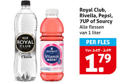  rivella pepsi royal club frisdrank cola 1 8 r tonic classic sourcy vitamin water framboos antioxidant flessen liter fles 17 