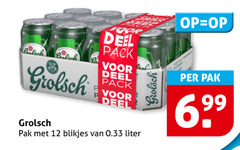  grolsch blikjes bier 12 deel pack gb meesterschap pak liter 